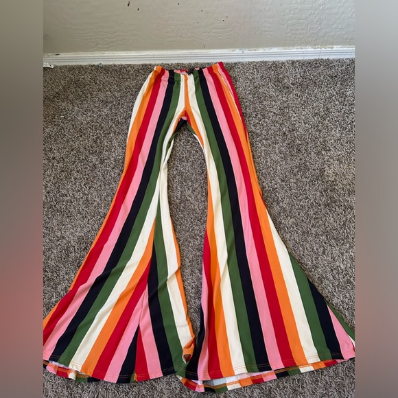 Colorful Flared Leggings - Picture 1 of 2